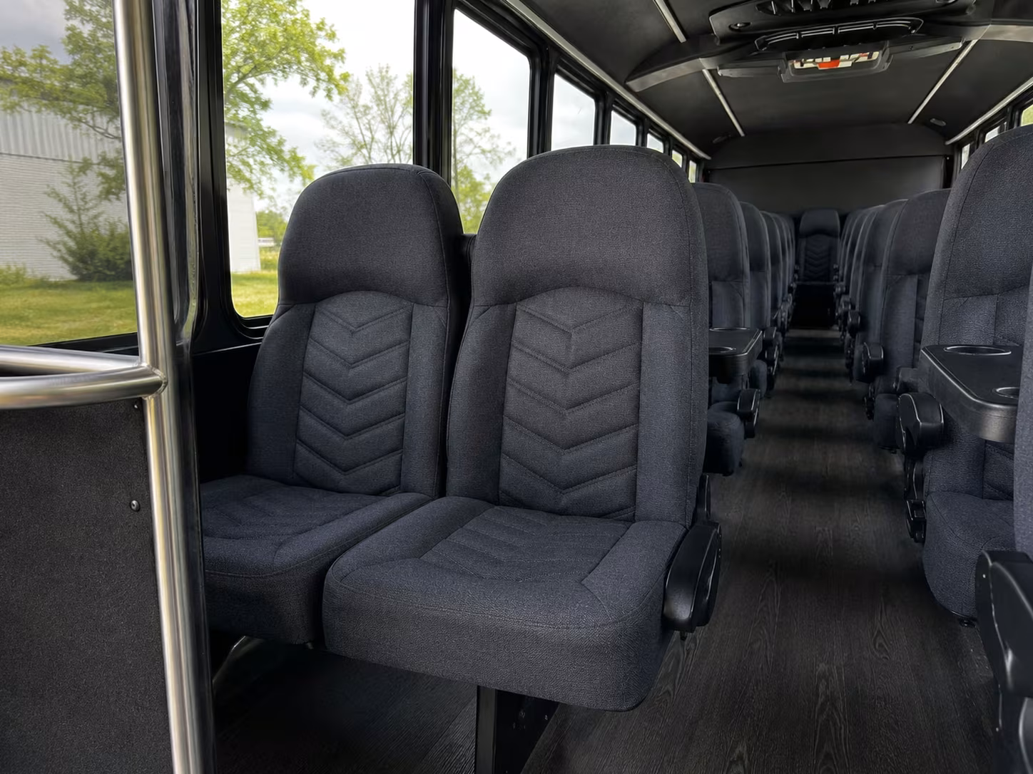 18 passenger minibus inside
