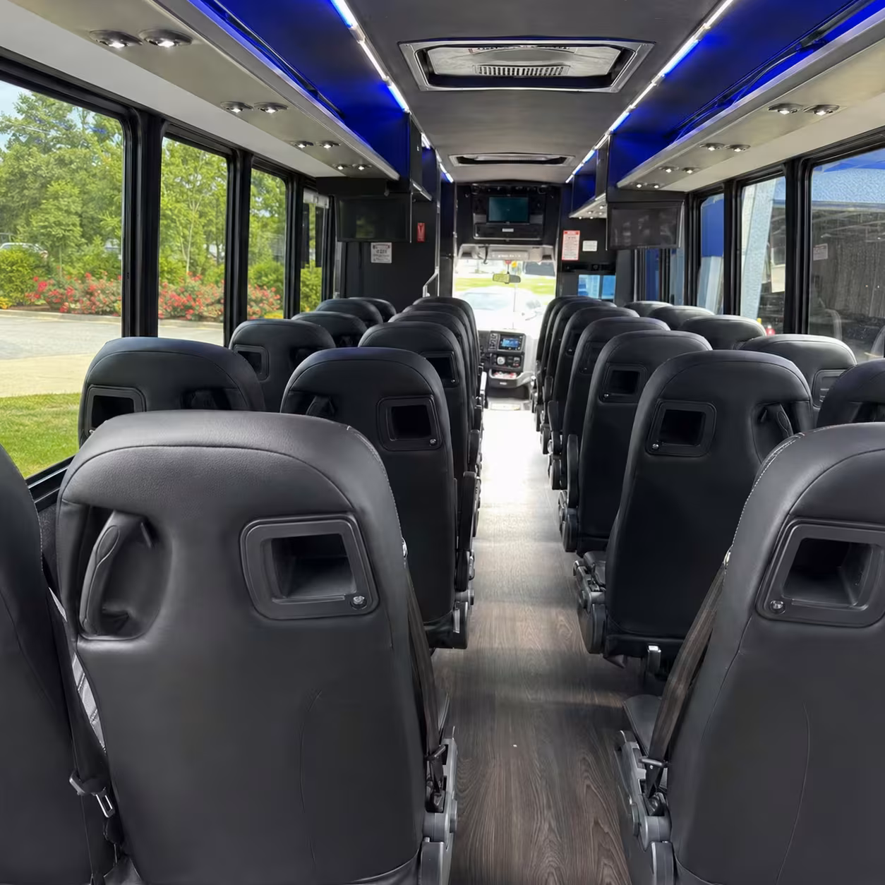 30 passenger minibus interior