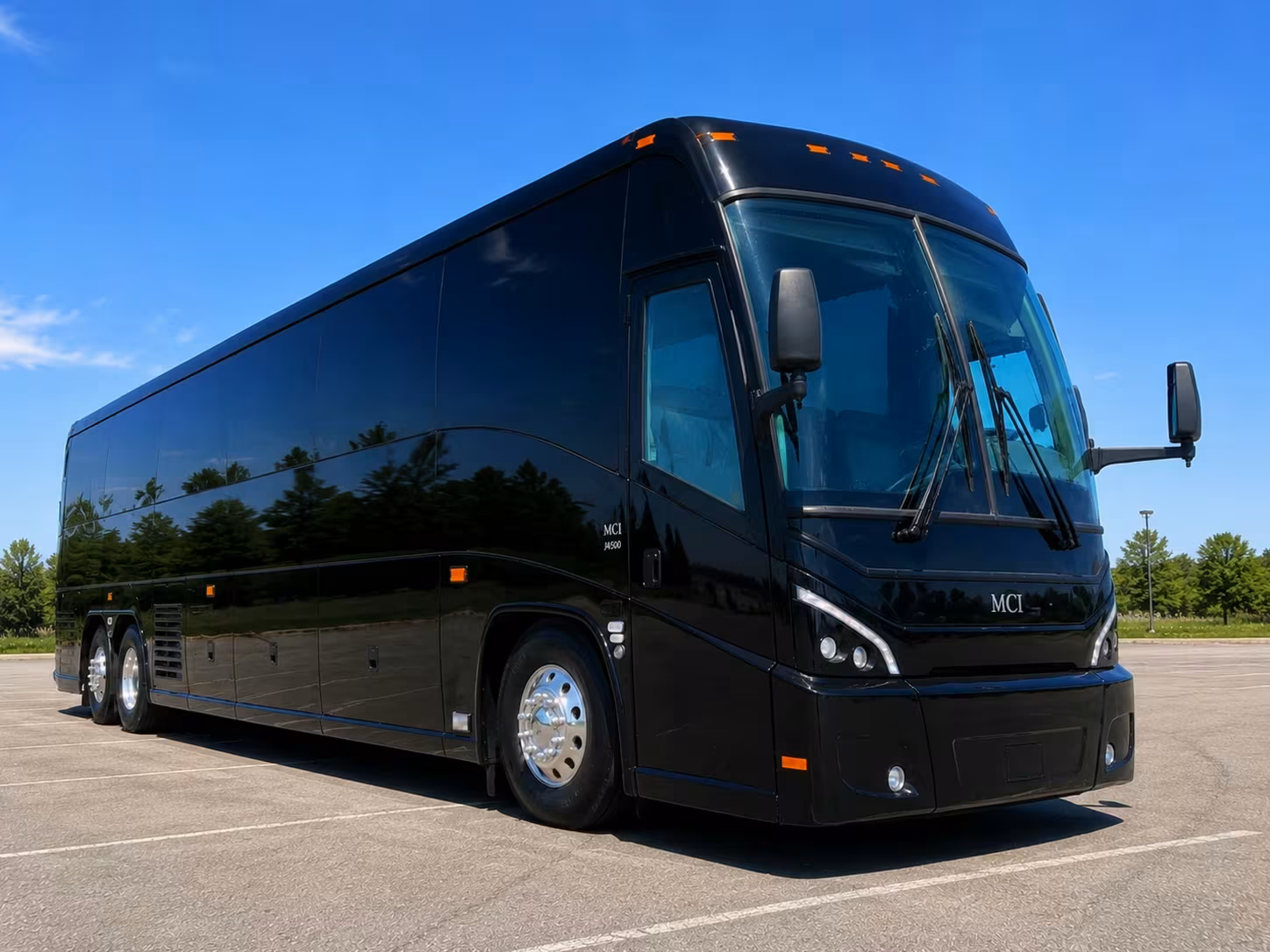 56 passenger charter bus