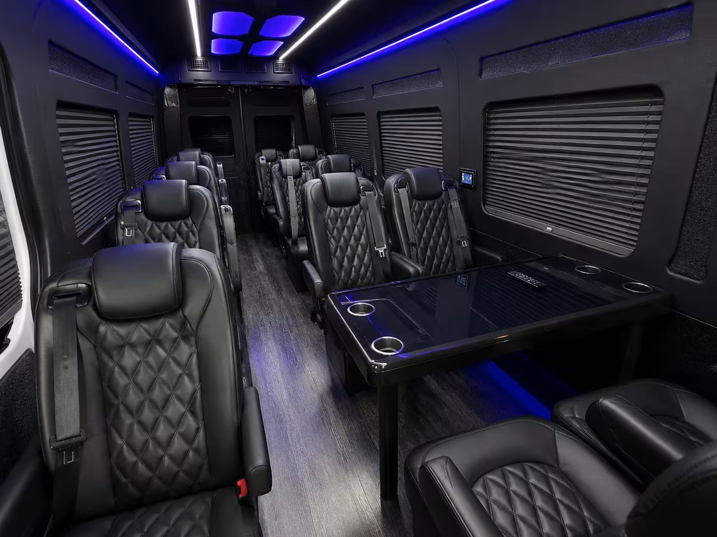 sprinter van with driver inside